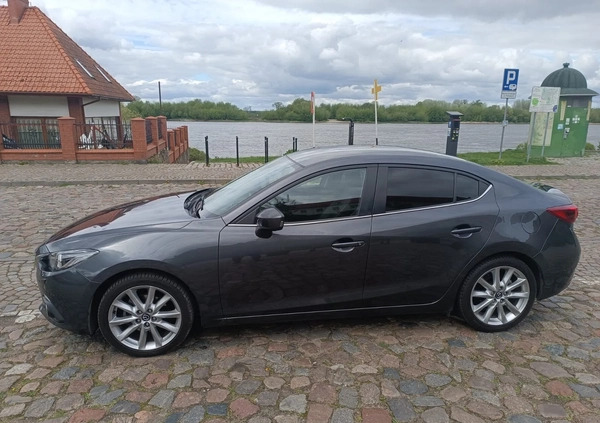 Mazda 3 cena 33900 przebieg: 235000, rok produkcji 2014 z Grudziądz małe 56